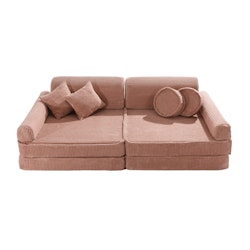 Meow premium barnsoffa möbelset rosa