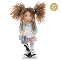 Stor handgjord docka 38 cm Ines