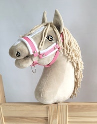 Stor grimma, Hobby Horse, rosa med vit päls