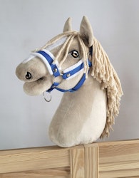 Stor grimma, Hobby Horse, blå med vit päls