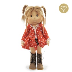Stor handgjord docka 38 cm Greta