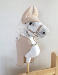 Huva och fleecefilt stor Hobby Horse beige