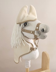 Huva och fleecefilt liten Hobby Horse cream