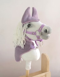 Huva och fleecefilt liten Hobby Horse lila