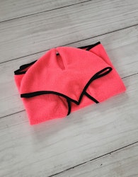 Huva och fleecefilt liten Hobby Horse neonrosa