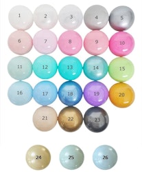 Bollhav Monio plysch ecru 200 bollar