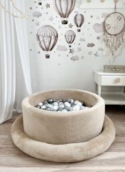 Bollhav Monio plysch beige 200 bollar