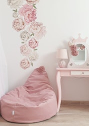 Sittsäck saccosäck Poof Monio velvet rosa