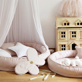 Junior nest bomull Cotton&Sweets puderrosa