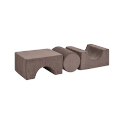 Meow, lekplats, Aesthetic Shape, 3 byggklossar, brun