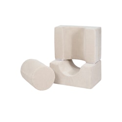 Meow, lekplats, Aesthetic Shape, 3 byggklossar, ecru