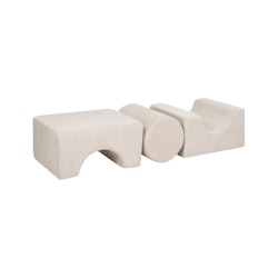 Meow, lekplats, Aesthetic Shape, 3 byggklossar, ecru