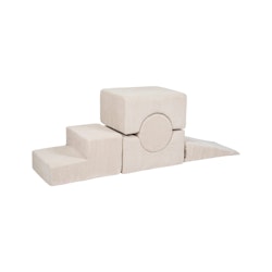 Meow, lekplats, Aesthetic Shape, 5 byggklossar, ecru