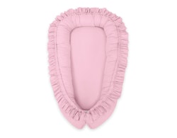 Babynest med volang Magic Loop rosa