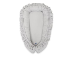 Babynest med volang Magic Loop grå