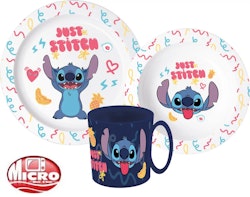 Disney Lilo and Stitch Matset Microvänlig 3 Delar