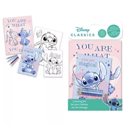Disney Lilo and Stitch set med målarböcker