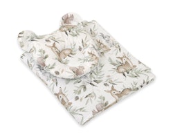 Bäddset med fyllning 77x77 cm Woodland Olive
