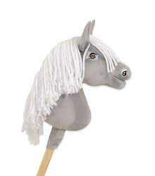 Realistic Super Hobby Horse Premium - Grå
