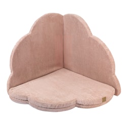 Meow molnformad barnmatta 120x120cm aesthetic puderrosa