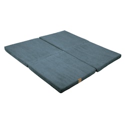 Meow barnmatta 120x120cm aesthetic turkos