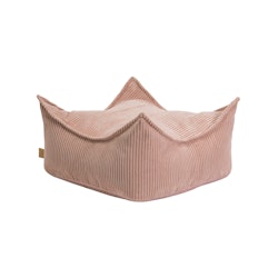 Meow fyrkantig sittpuff aesthetic puderrosa