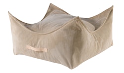 Meow fyrkantig sittpuff corduroy sand