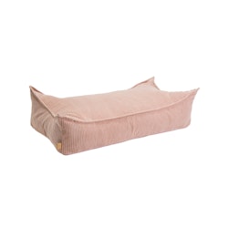 Meow rektangulär barnpuff aesthetic puderrosa