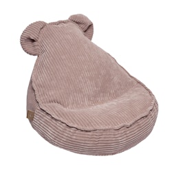 Meow saccosäck sittsäck Teddy aesthetic puderrosa