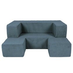Meow barnsoffa möbelset aesthetic turkos