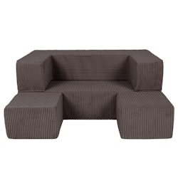 Meow barnsoffa möbelset aesthetic brun