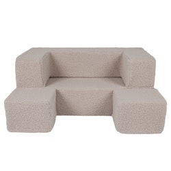 Meow barnsoffa möbelset bearly cream