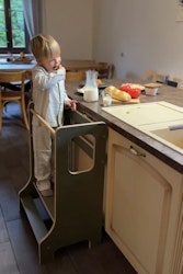 Babywood Kitchen Helper Slim Double olive