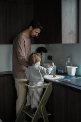 Babywood Kitchen Helper hopfällbar olive