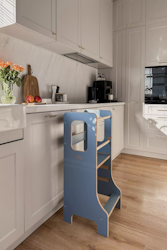 Babywood Kitchen Helper Slim ljusblå