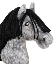 Realistic Super Hobby Horse Premium - Dapple Gray III