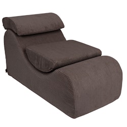 Meow Wave Lounger vilstol aesthetic brun