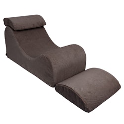 Meow Wave Lounger vilstol aesthetic brun