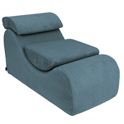 Meow Wave Lounger vilstol aesthetic turkos