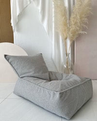 Saccosäck sittsäck Monio boucle grå