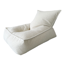 Saccosäck sittsäck Monio boucle cream