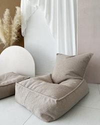 Saccosäck sittsäck Monio boucle beige