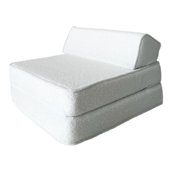 Fåtölj & soffa Monio boucle vit