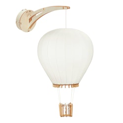 Vägglampa i trä luftballong