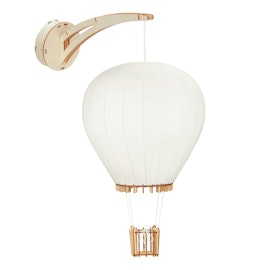 Vägglampa i trä luftballong