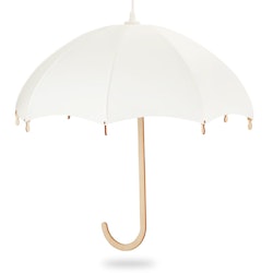 Vägglampa i trä paraply