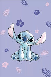 Disney Lilo and Stitch korall fleece filt 100x150 cm