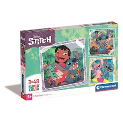 Clementoni Lilo and Stitch Maxi Pussel 3x48 bitar