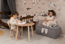 Barnbord 60 cm Little Wood Bunny