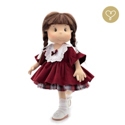 Handgjord docka 38 cm Linda